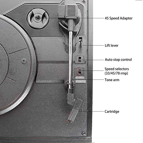 Platine Vinyle DL, Cassette 4 en 1 dl avec télécommande, Bluetooth, Radio FM, Lecteur de Cassette, USB, SD et encodage… - Les Beatles, Paul McCartney, John Lennon, RIngo Starr, George Harrison Platine Vinyle DL, Cassette 4 en 1 dl avec télécommande, Bluetooth, Radio FM, Lecteur de Cassette, USB, SD et encodage… – Image 5