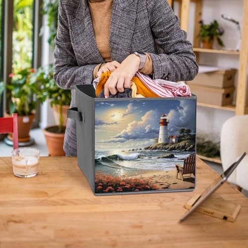 Bacs de rangement pour vêtements style marin parfaits pour la chambre - 8