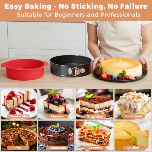 Molgree Springform Pan 9 Inch Spring Form Pan for Cheesecake with Protector - image 7