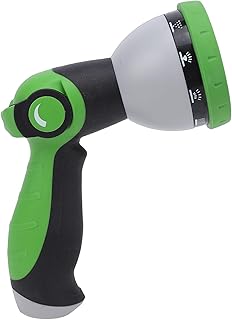 TOPINCN 高圧水ホーススプレー ガーデンホースノズル 人間工学設計 10種噴霧 水漏れ防止 高圧スプレー 多用途