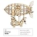 Rolife 3D Wooden Puzzle Airship for Kids and Adults - Model Building Kit, Educational Brain Teaser, Ages 8-10 (7.1in*5in*6.5in)