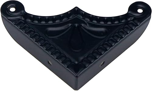 Miniatura 3 de MY MIRONEY 20 unidades de protectores de esquina de caja negra para muebles, caja de herrajes, protectores de borde de hierro, protectores de