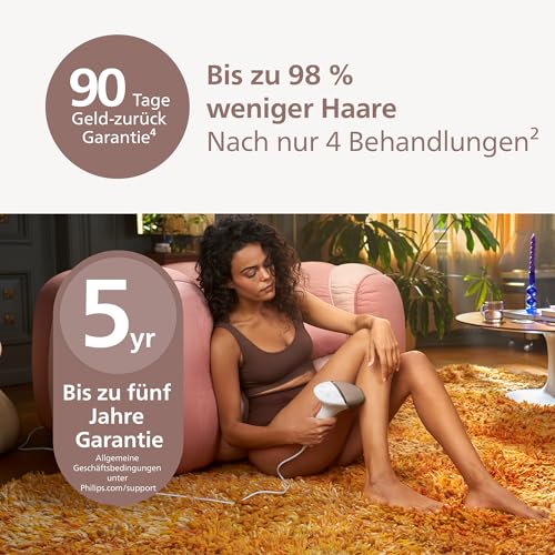 Philips Lumea IPL 8000 Series - IPL Geräte Haarentfernung für bis zu 2 Jahre seidig-glatte Haut¹ mit 4 Aufsätzen für Körper & Gesicht… – Ansicht 3