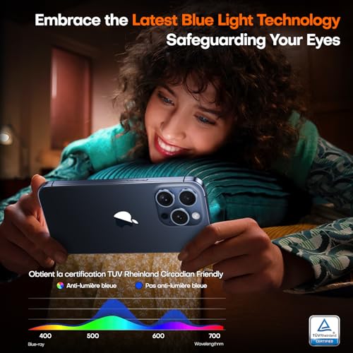 Image of TOCOL for iPhone 13 Pro Privacy Screen Protector, 9H Hardness Military Grade Shatterproof HD Tempered Glass Full Coverage Easy Installation Case Friendly 2 Pack