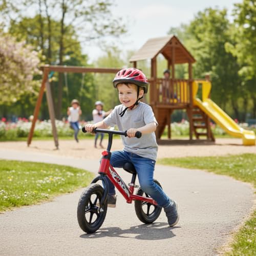 Bicicleta de equilibrio infantil Chicos Flat Track con manillar ajustable ajustable 7