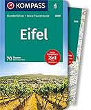 KOMPASS Wanderführer Eifel: Wanderführer mit Extra-Tourenkarte 1:100.000, 70 Touren, GPX-Daten zum Download.