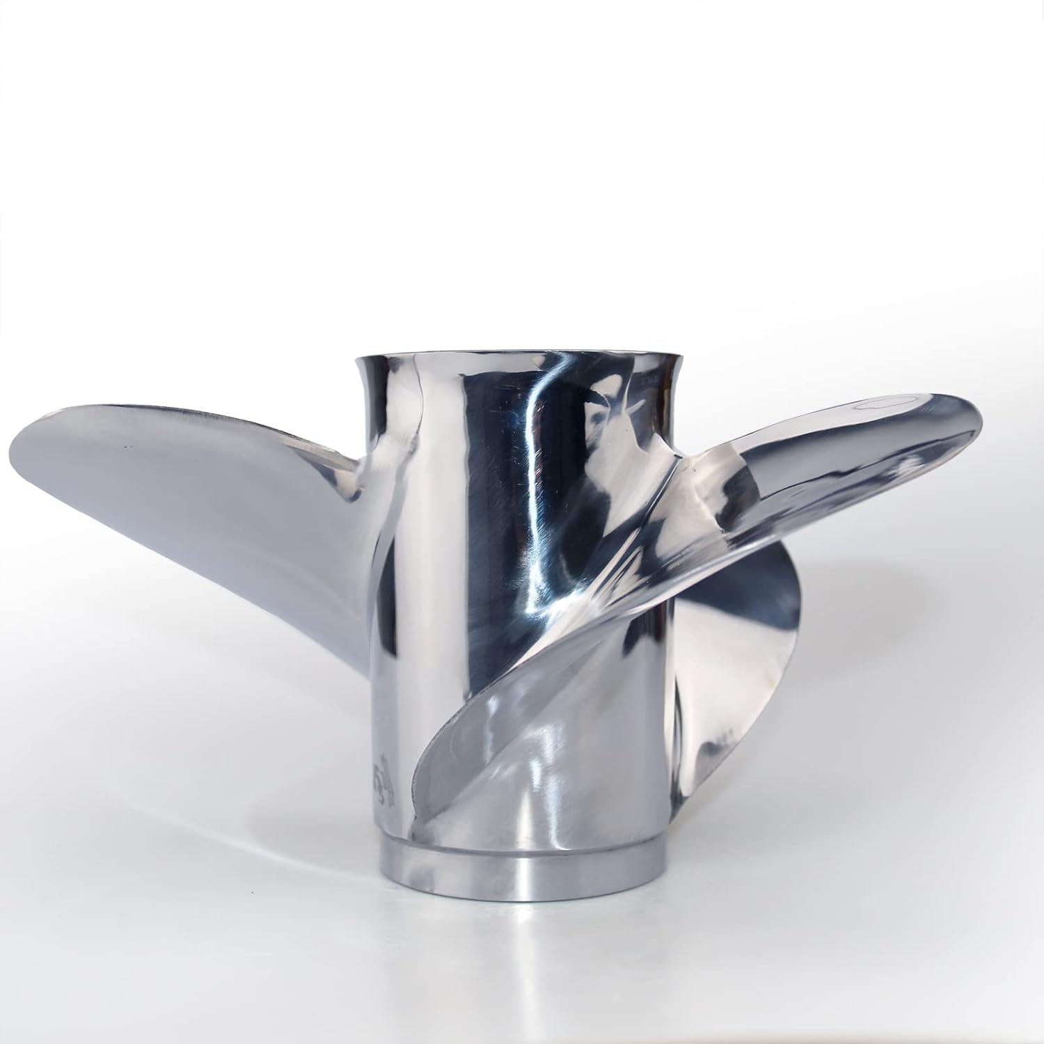 CAPTAIN Stainless Steel Outboard Propeller, 10.25 Diameter x 16 Pitch fit Yamaha T25 F30 40 48 50 F40 F50 55 60 F60 HP Engines, 13 Spline Tooth Boat Prop, RH Propellers