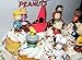 Peanuts Movie Classic Figure Set of 13 Mini Cake Toppers/Cupcake Decorations Party Favors with Snoopy, Woodstock, Dog House, Lucy, Linus Etc and Special Puffy Decorative Figure!