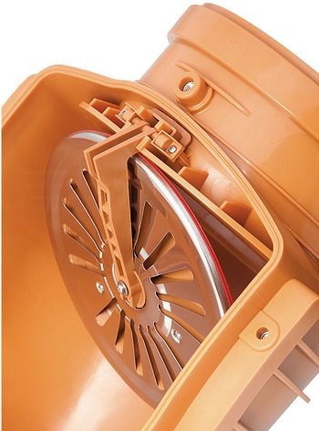 Valvola anti-ritorno per tubo di scarico, Ø 110 125 160 200 mm