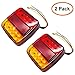 Piloto trasero de la caravana, Camión remolque Lemonbest 12V Piloto trasero de LED 26 Luces traseras Piloto Trasero, Camión, Remolque, Camión, Van Caravan (Pack of 2X)