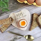 eBuyGB Heart Shaped Cup You are Egg-cellent Breakfast Board, Rubberwood