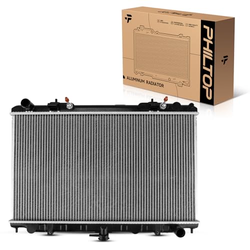 Image of PHILTOP Core Radiator Compatible with 2000-2003 Maxima, 2002-2004 I35, 2000-2001 I30 Transmission Oil Cooler Included | Core Width 27-1 /16 inch fit for 2000-2003 Maxima 2000-2001 I30 2002-2004 I35
