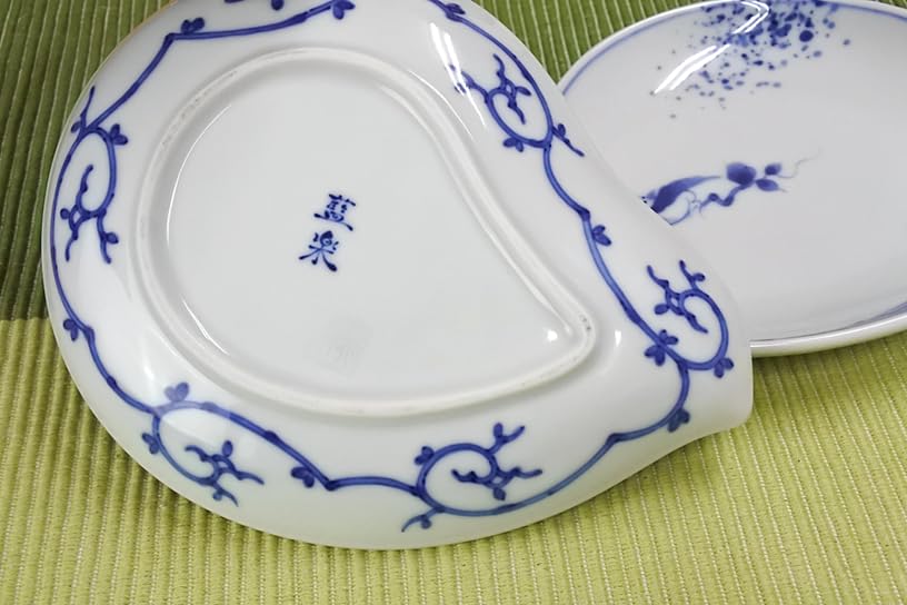 Amazon | 有田焼 かわいい 花鳥皿 多用皿 プレート 和食器 うつわ 中皿