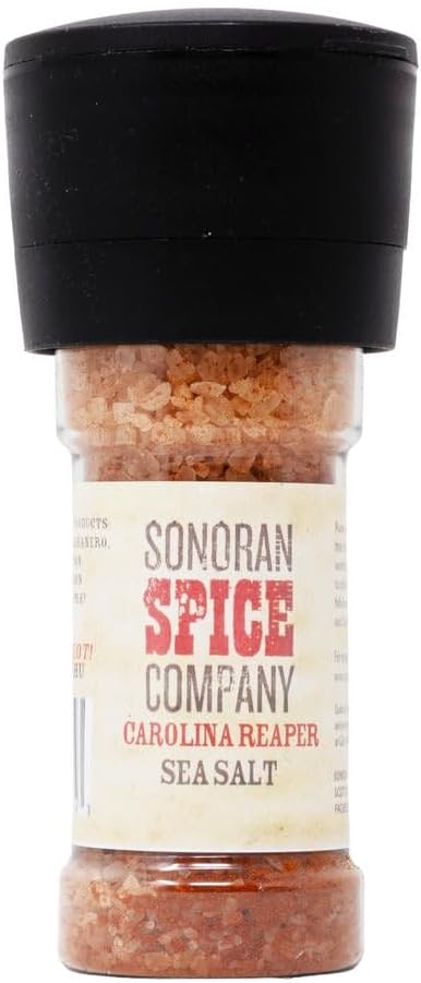Carolina Reaper Infused Sea Salt - 5 Oz