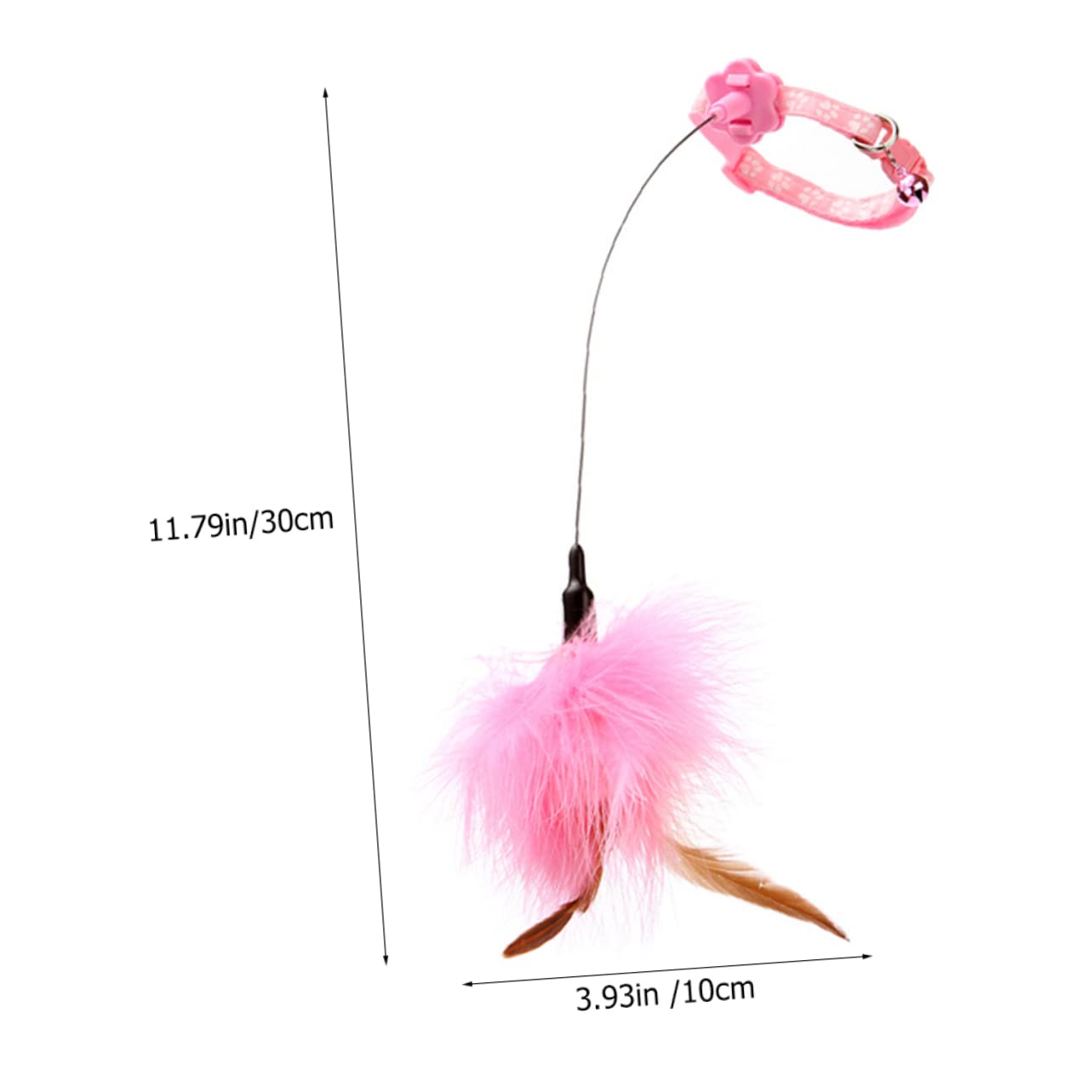 2pièces Jouet Interactif pour Chat Bâtonnets à Taquiner Amusants Jouets Éveil pour Chatons Accessoires Légers Et Portables