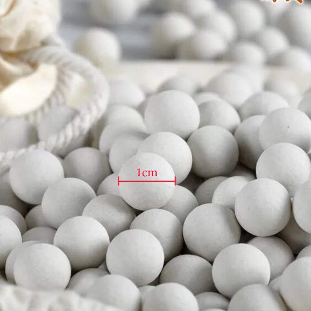 CANDeal Lot de 6 Rond Mini-moules à Tarte/Flan à Base Amovible et Billes de Cuisson en céramique 500 g