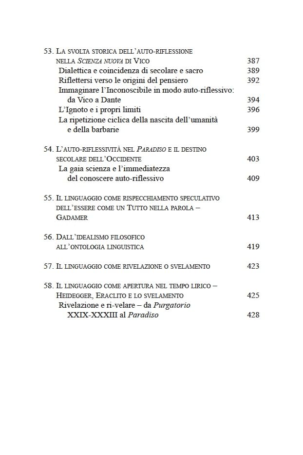 Il «Paradiso» di Dante e le origini teologiche del pensiero moderno. Verso una filosofia speculativa dell'autoriflessione