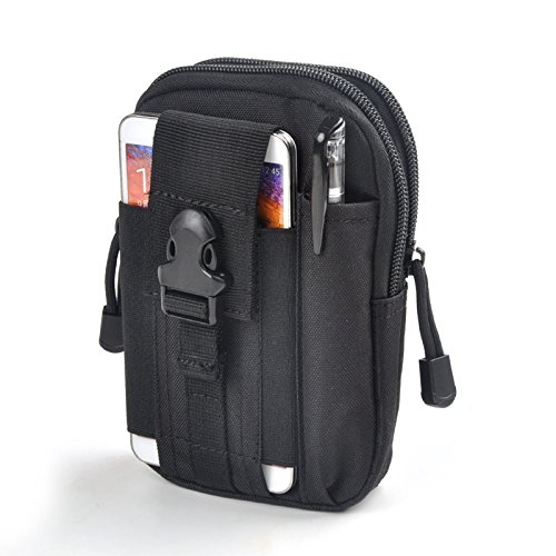 Preisvergleich Produktbild Wasserdichte taktische D30 Molle Arbeitstasche Gürteltasche Herren Casual Nylon Armee Militär Kleine Tasche (schwarz)