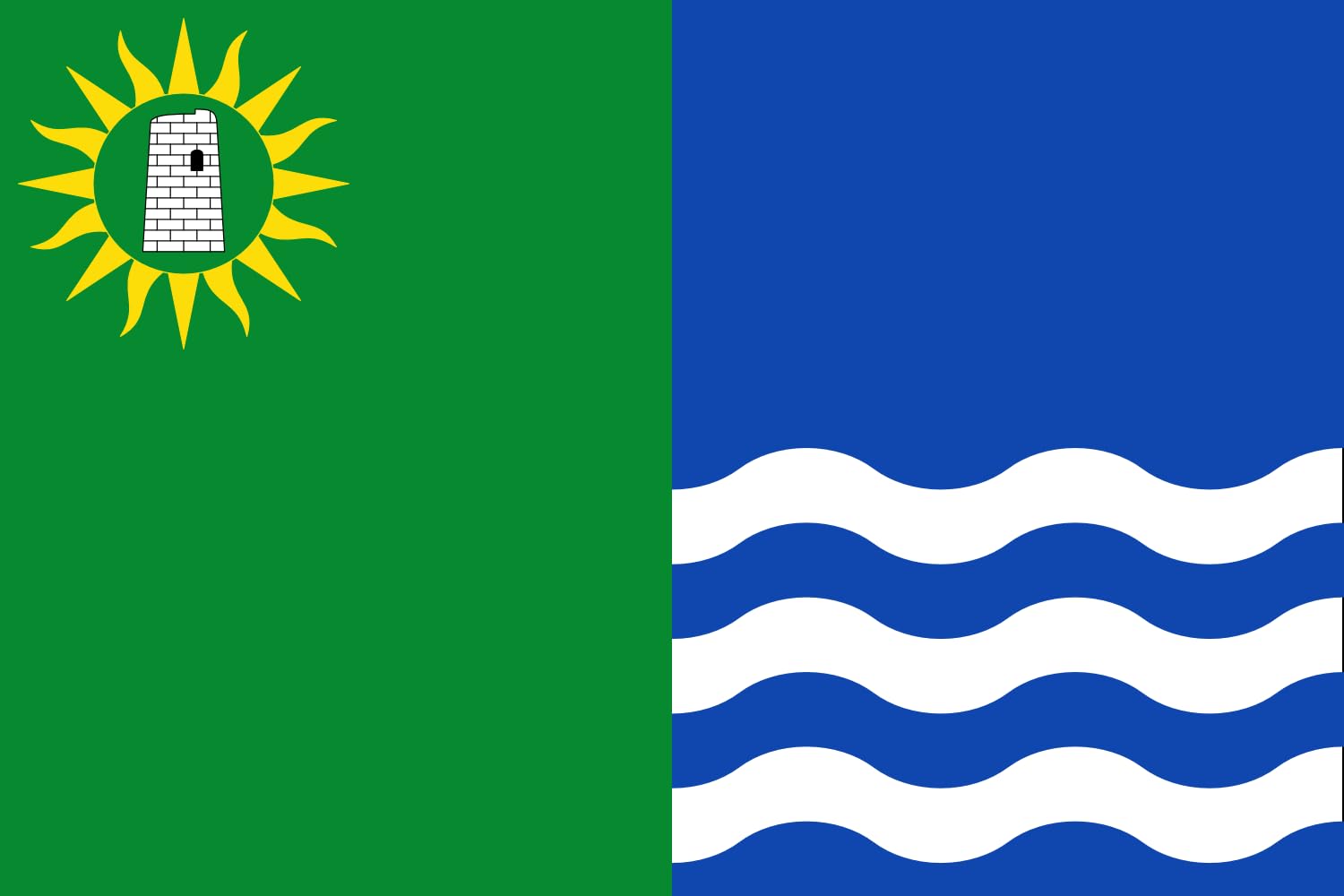 Drapeau XL Torrenueva Costa Granada pour décorer votre terrasse et jardin