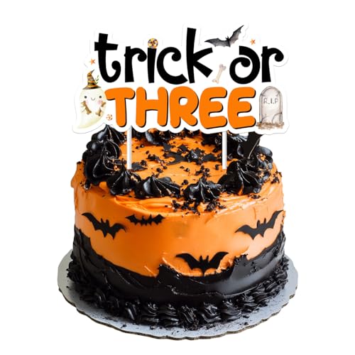 Décoration gâteau Halloween 3 ans pour éviter les pleurs de bébé