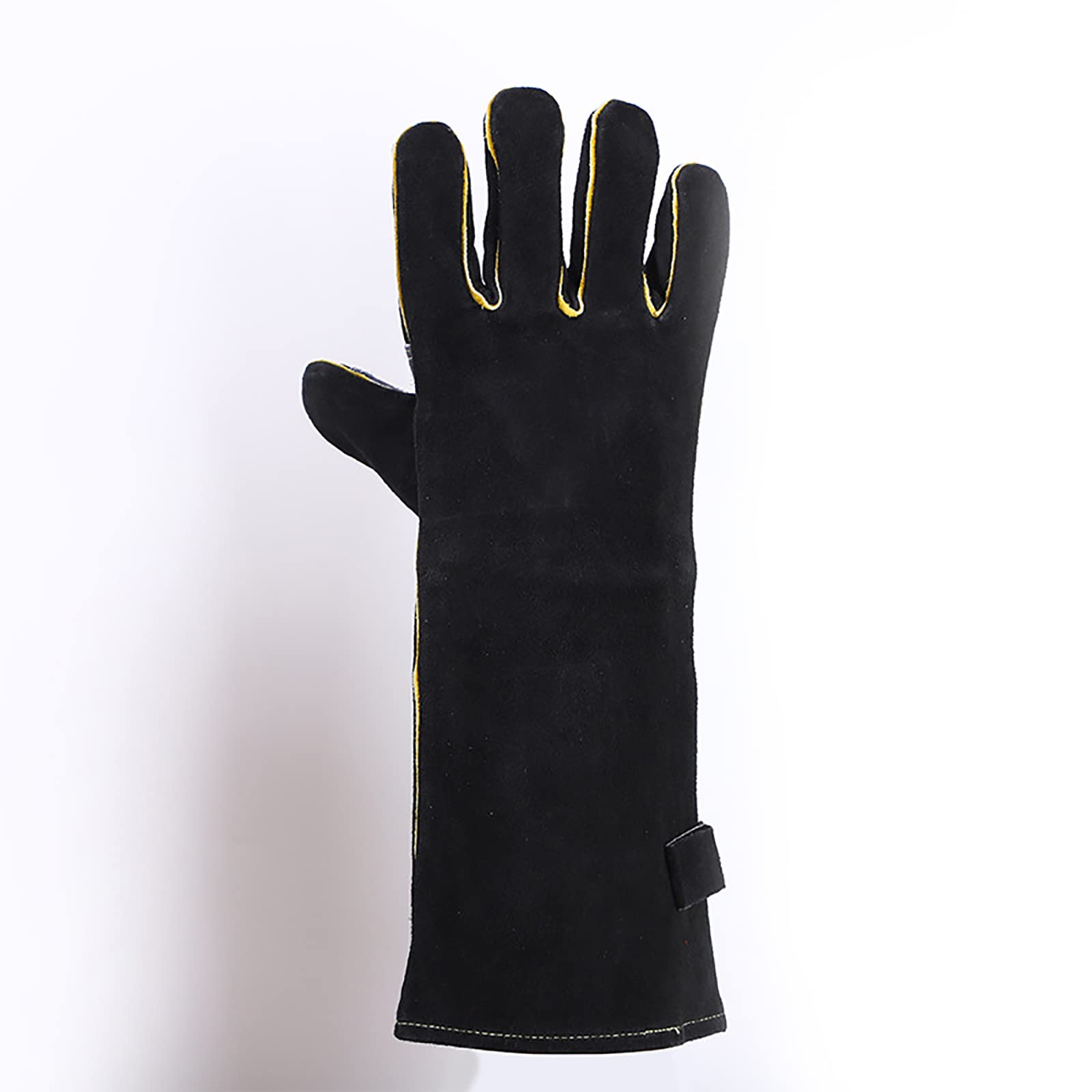 Gartenhandschuhe Aus Leder mit Unterarmschutz Arbeitshandschuhe Rose Pruning Dornenfeste Lange Ärmel Stichfeste Rindsleder für Männer und Frauen
