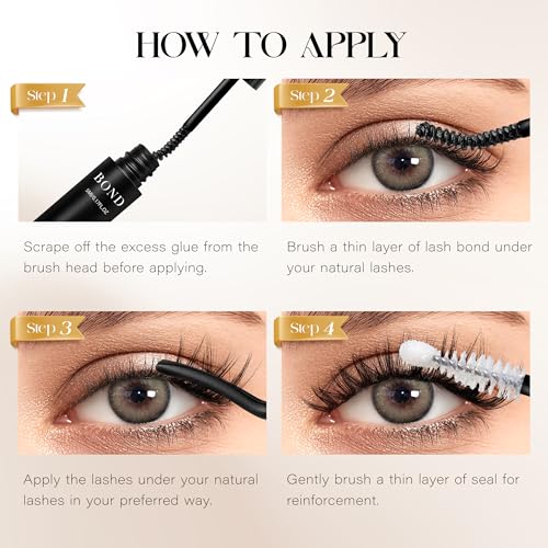 BEFER BEAUTY Befer Bond And Seal Lash Glue para Cílios Em Grupo Cola para Cílios de Longa Duração À