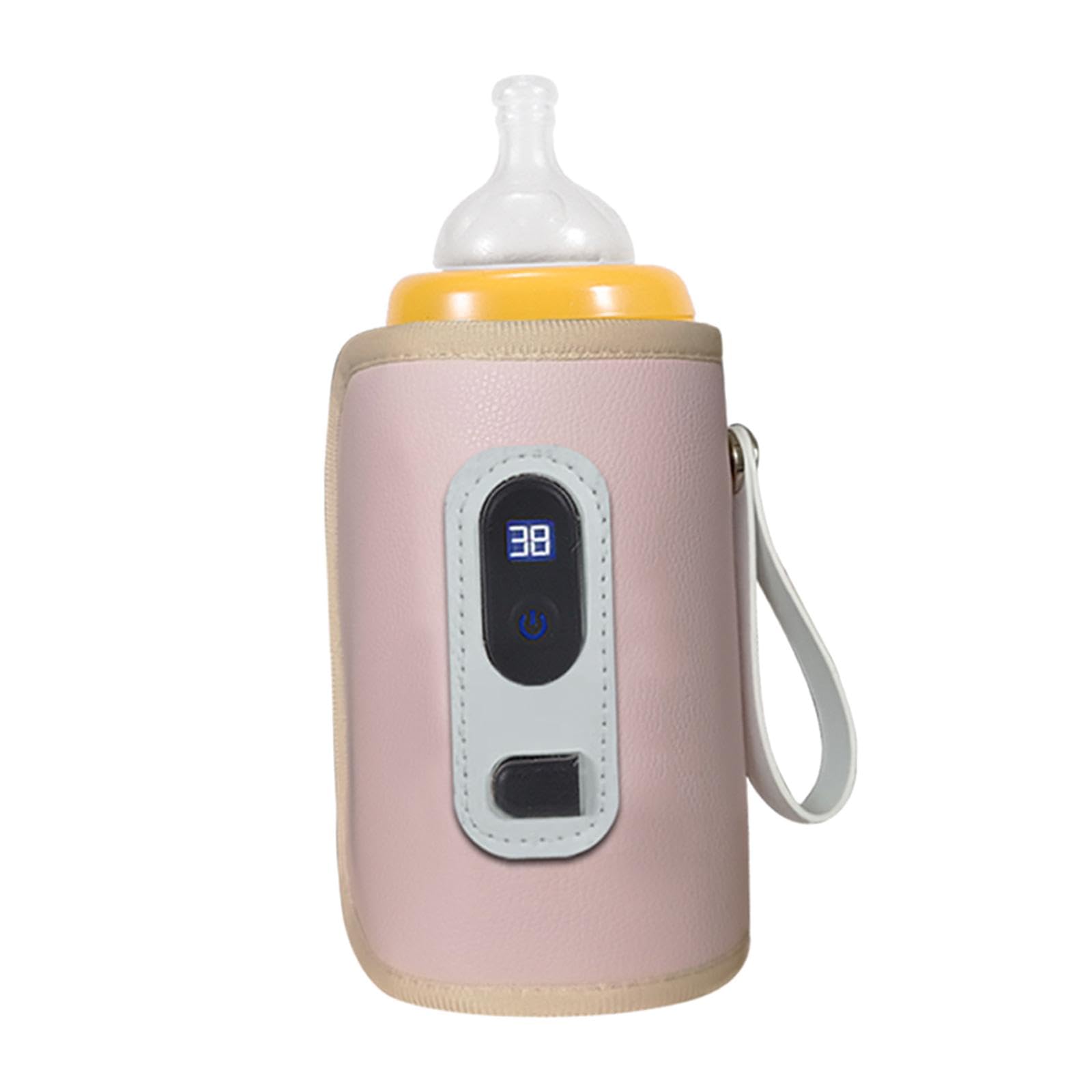 Jazzy Pearls®Mug Milk Heater for Most Bottles Milk Keeper for Nursing Camping Travel Pink|Baby | Feeding |1 Portable Car Travel Bottle Warmer - Image 8 thumbnail