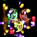 LUCKLED Solar String Lights, 20ft 30 LED Moon Lights With Light Sensor for Christmas Outdoor, Gardens, Homes, Wedding, Christmas,Party Decoration and Holiday Decor(Multi-Color)