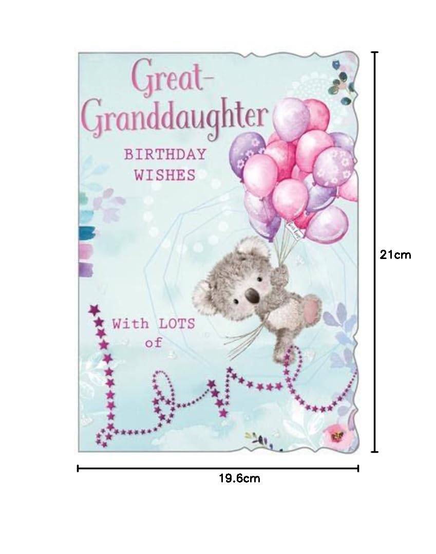 Happy Birthday Granddaughter Geburtstagskarte – Premium Mit Liebesgrüßen, Out Of The Blue