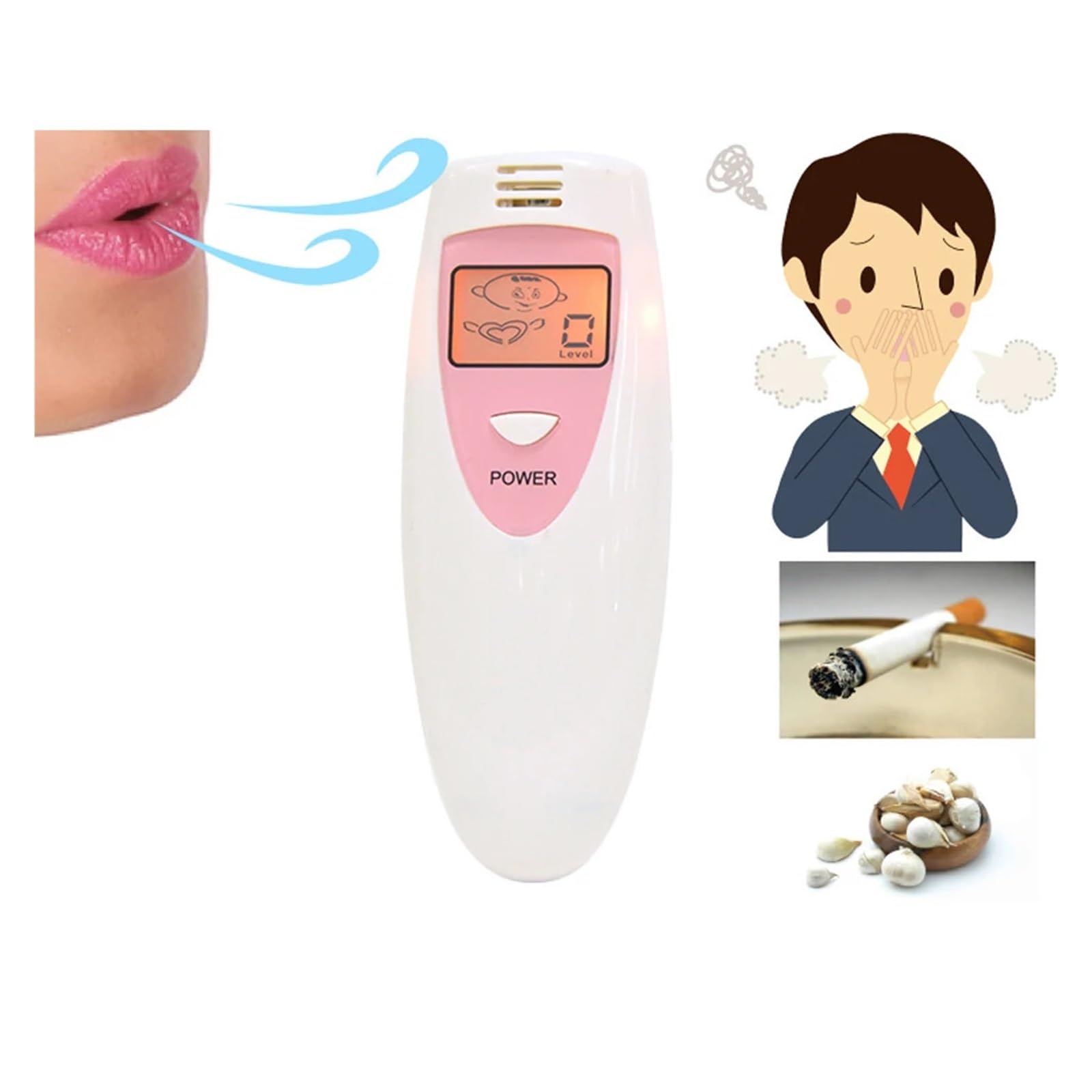 Détecteur Portable de Mauvaise haleine, testeur de Condition d'hygiène buccale, Outils de Surveillance des odeurs internes, Fournitures créatives