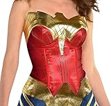 SUIT YOURSELF Wonder Woman Corset Halloween Accessory for Women, Small/Medium, Molded Bra and Built-in Boning