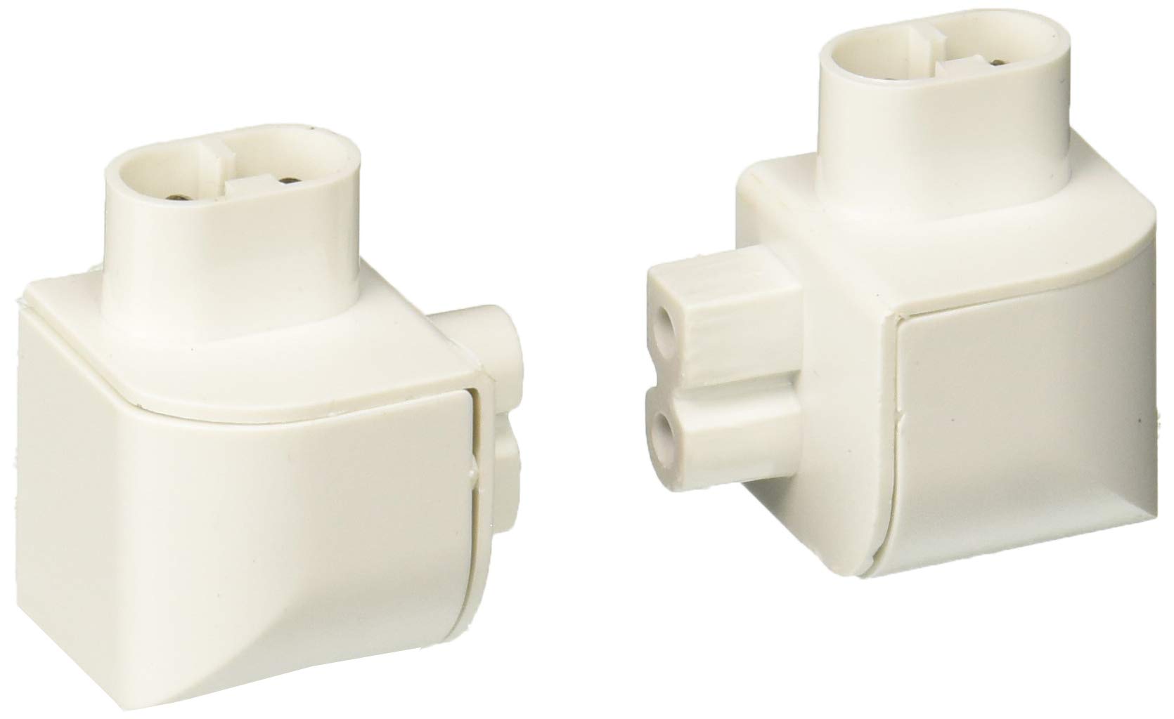 DALS Lighting6000-ACCLR Kit of Left and Right L Connectors for Powerled Linears L, Black