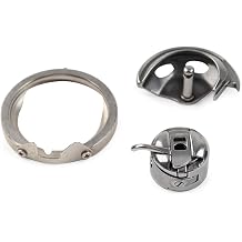 SIKUAI Bobbin Case Hook Shuttle Race Cover Specialty Spare Sewing Replacement Part For SINGER, For Bernette, For EverSewn, For Bernina Sewing Machine Model, Silver