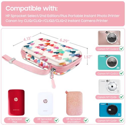 Funda rígida FINTIE para impresora HP Sprocket y Canon Ivy miniatura 2