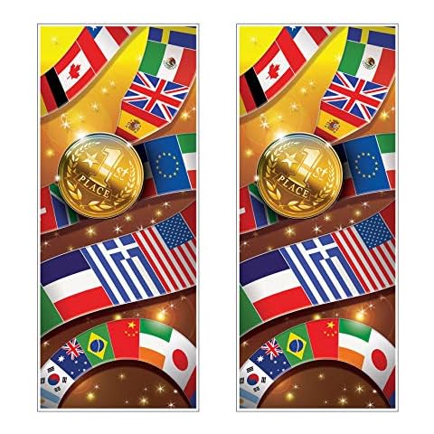 Beistle International Sports Door Covers, 2 Pack Cover