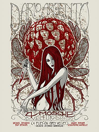 4 mosche di velluto grigio