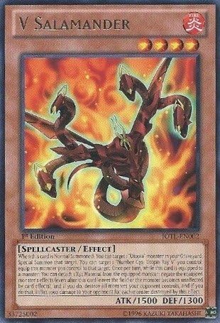 Yu-Gi-Oh.V Salamander (jotl-en002)Sentencia de la luz1st EditionRare