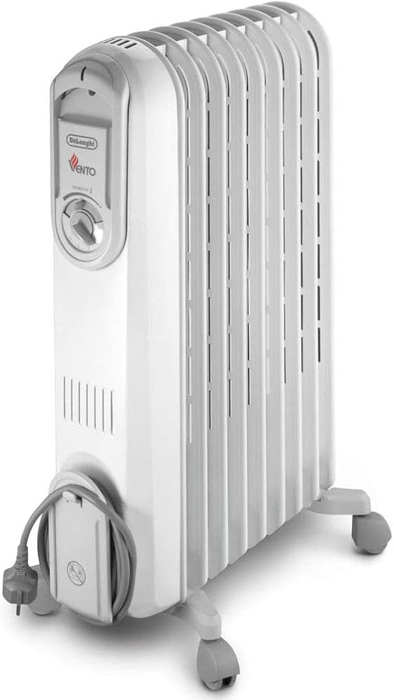 De'Longhi Vento Series Electrical Oil Radiator, Heating for Rooms