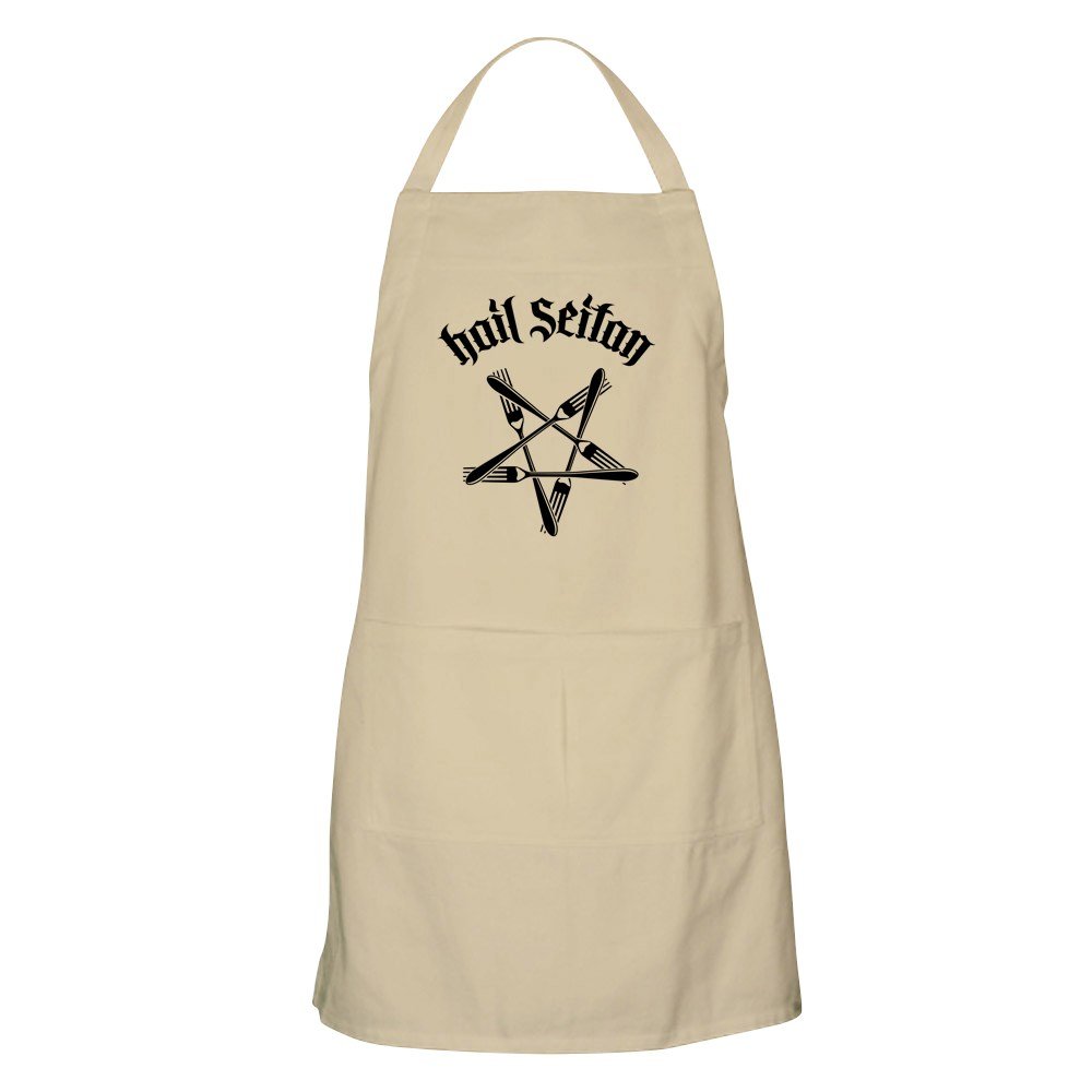 CafePressHail Seitan 1.2 Kitchen, Baking, Grilling Apron with pockets