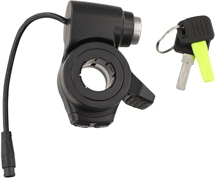 ABS Replacement Accelerator with Lock Mechanism for Kukirin G2 MASTERs Scooter offering Folding Mechanism Security and Precise Speed Adjustment Black Part