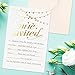 S&O Party Invitations! 25 Gold Foil Traditional Invitations with Envelopes, Wedding, Baby, & Bridal Shower Invite, Housewarming Birthday, and Girls Quinceanera Invite Cards for Every Celebration - 4x6