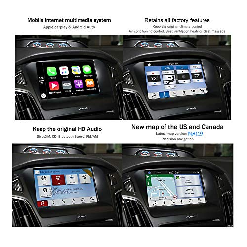 2021 SYNC3.4 Complete MyFordTouch (MFT) SYNC 2 to SYNC 3 Upgrade Kit Compatible for Ford Lincoln 8 Inch Capacitive Touchscreen SYNC 3 APIM Module USB Media Hub w/Carplay GPS Navigation Antenna