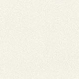 Rasch Papel pintado 552324 552324 de color liso con delicadas ramas en blanco mate con estructura ligera, 10,05 m de largo x 53 cm de ancho.