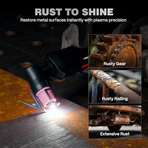 Image of ARCCAPTAIN iControl CUT60 Pro Plasma Cutter, [APP Control] 60Amp Pilot Arc 120 /240V Plasma Cutter Machine, Cuts 15 /16 inch Max, Supports Rust Removal & Expanded Metal, LED Display, 2T /4T, PA /PT, MCU 3.0