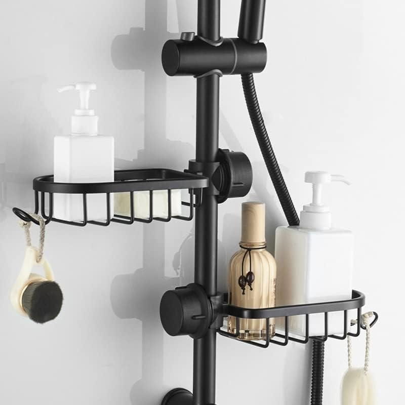 PIKFOS Sink Organiser for Kitchen-Sink Caddy with Brush & Sponge Holder Cup- Sink Organizer with Drain Tray- Countertop Soap Holder for Kitchen Sink, Over Faucet Organizer for Sponges (Black) 4
