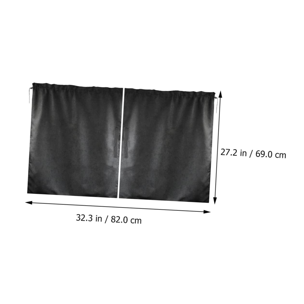 Cabilock 3 Series Parasol De Coche Cortinas Opacas para Autos Tinte Lado Cortinas Camion Car Window Curtain Cortinas De La Ventana del Coche Cortinas De Coche Black 2 Piezas X 3