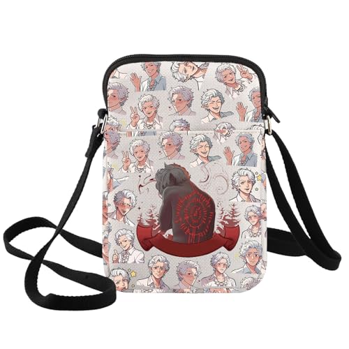 Sac à bandoulière BG3 en ville ou en convention avec le style Astarion