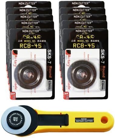 45MM ROTARY CUTTER + 10 x BLADES, Get The Deal!