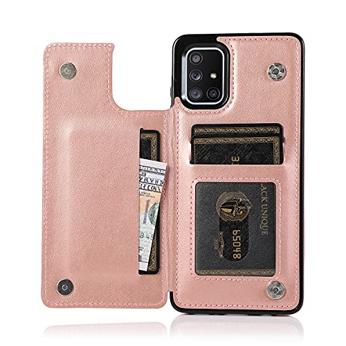 Capa de celular para Samsung Galaxy A51 Capa de celular carteira porta-cartão, estampa de mandala em