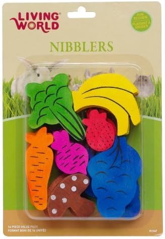 LW Nibblers, Wood Chews, Fruit/Veggie Mix by Living World